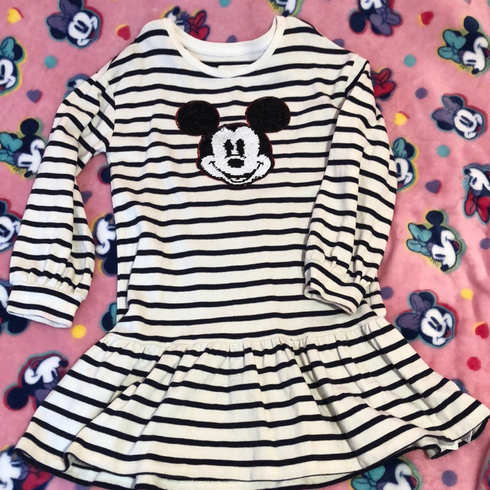 Disney x Gap Mickey Mouse sweater dress.